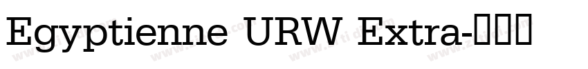 Egyptienne URW Extra字体转换
